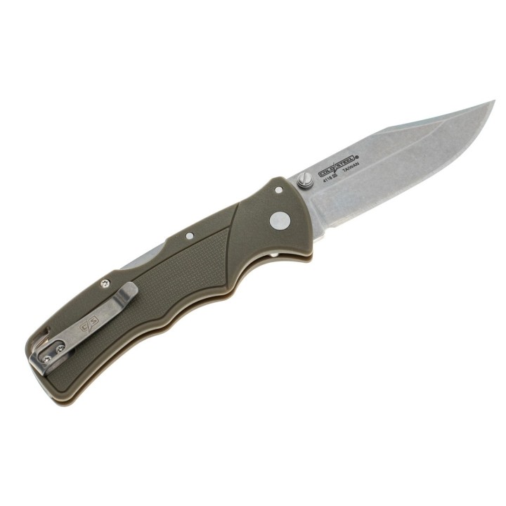 Couteau Cold Steel Verdict FDE Lame Acier 4116 Clip Point Manche GFN Lockback Clip CSFLC3CPSSFDE - Livraison Gratuite