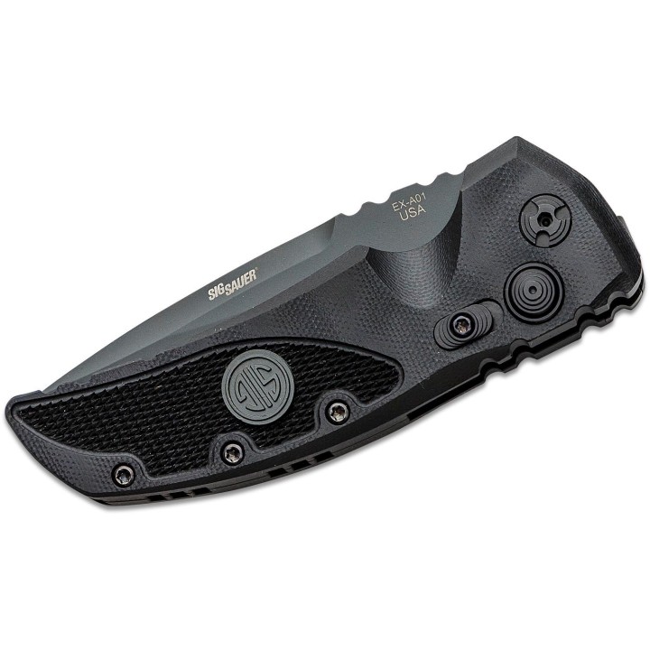 Couteau Automatique SIG Sauer EX-A01 Automatic Lame Acier 154CM Manche G10 Clip Made USA SIG36132 - Livraison Gratuite