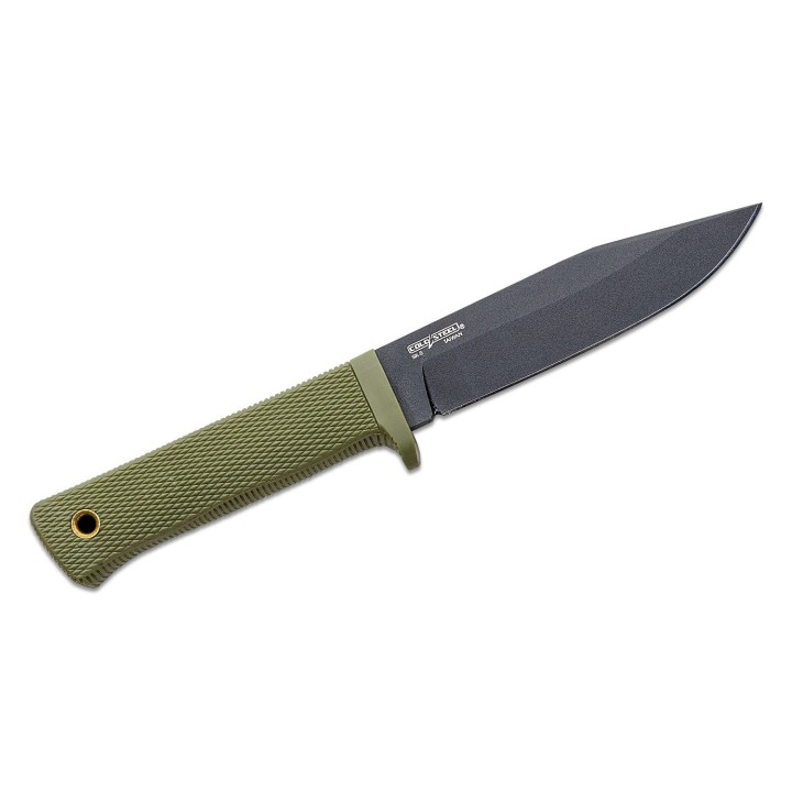 Couteau Cold Steel SRK Compact Survival Rescue Lame Acier SK-5 Manche Kray-Ex Etui Secure-Ex CS49LCKDODBK - Livraison Gratuite
