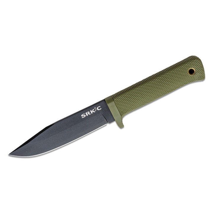 Couteau Cold Steel SRK Compact Survival Rescue Lame Acier SK-5 Manche Kray-Ex Etui Secure-Ex CS49LCKDODBK - Livraison Gratuite