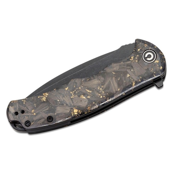 Couteau CIVIVI PRAXIS Lame Acier 9Cr18MoV Manche Carbon Fiber/Resin IKBS Linerlock CIVC803J - Livraison Gratuite