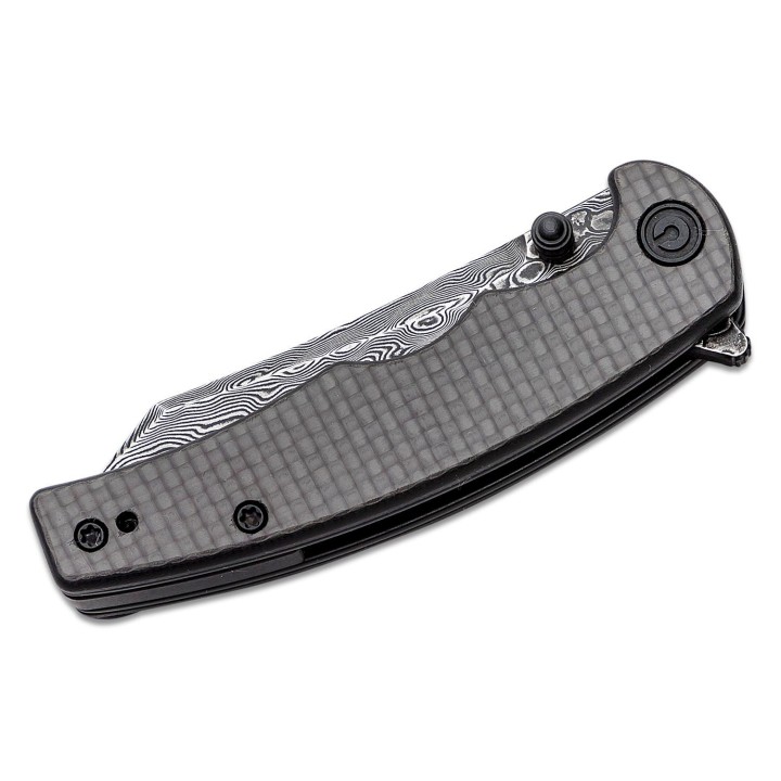 Couteau CIVIVI P87 Damas Manche G10/Carbon Fiber Lame Tanto Reverse Damas IKBS Linerlock CLip CIVC21043DS1 - Livraison Gratuite