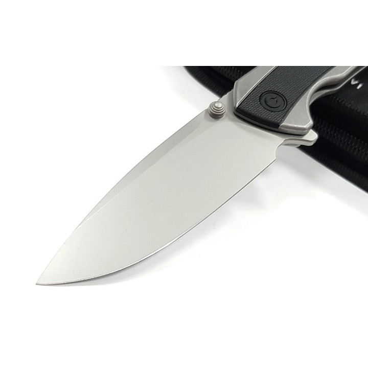 Couteau CIVIVI Teraxe Black Lame Acier Nitro-V Bead Blast Manche G10 IKBS Framelock Clip CIVC200363 - Livraison Gratuite