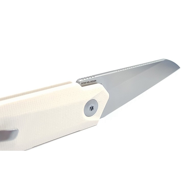 Couteau CIVIVI Ki-V Plus Ivory Manche G10 Lame Acier Nitro-V IKBS Linerlock Clip CIVC20005B2 - Livraison Gratuite