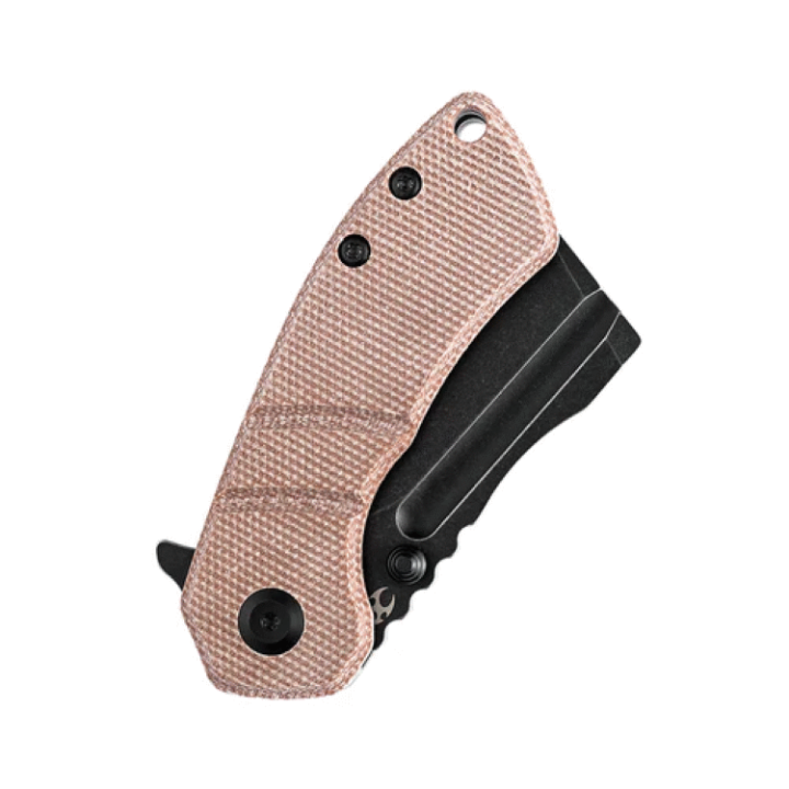 Couteau Kansept Korvid M Brown Manche Micarta Lame Acier 154CM Linerlock Clip KT2030A5 - Livraison Gratuite