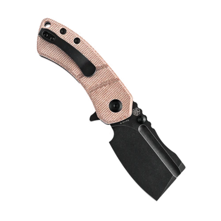 Couteau Kansept Korvid M Brown Manche Micarta Lame Acier 154CM Linerlock Clip KT2030A5 - Livraison Gratuite