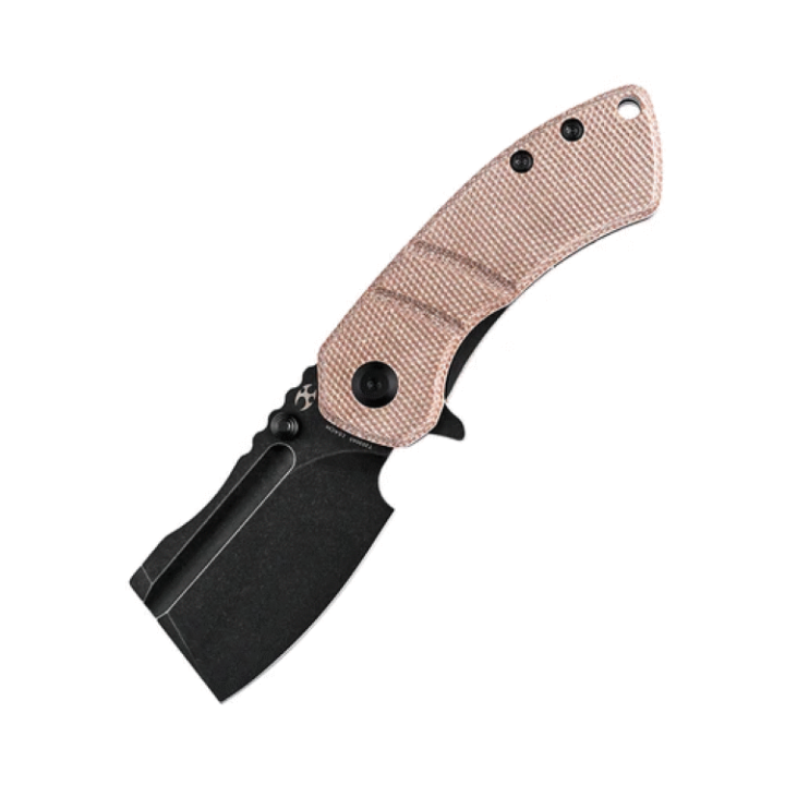 Couteau Kansept Korvid M Brown Manche Micarta Lame Acier 154CM Linerlock Clip KT2030A5 - Livraison Gratuite