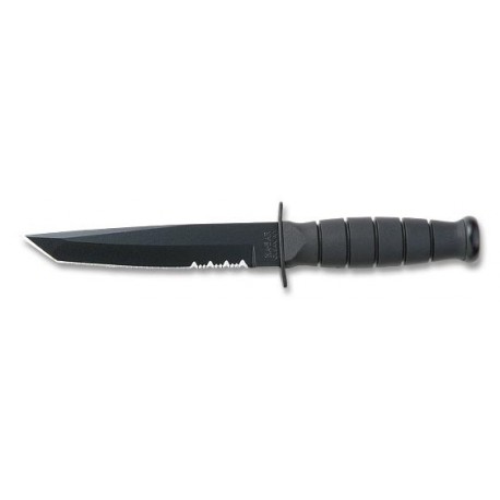 COUTEAU Short Ka-Bar Black Tanto SERRATED KA5055