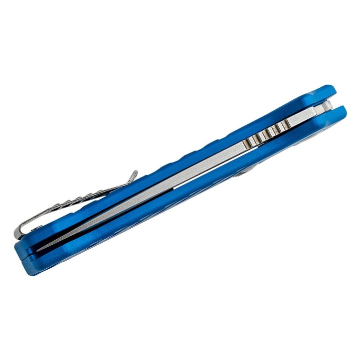 Couteau Automatique Hogue Ballista Blue AUTO Lame Acier CPM-154 Manche Aluminium Made USA HO64133 - Livraison Gratuite