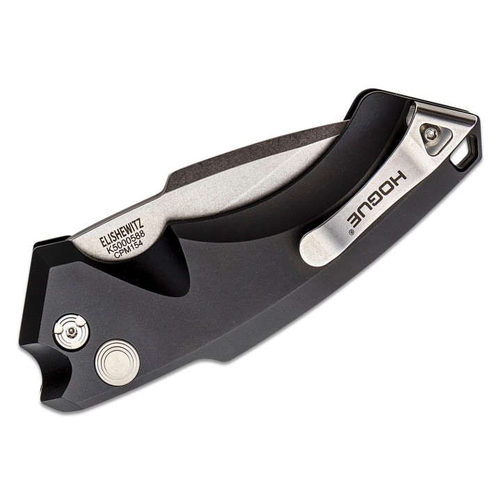 Couteau Automatique Hogue EX-A05 AUTOMATIC Lame Spear Point Acier 154CM Manche Alu Made USA HO34530 - Livraison Gratuite