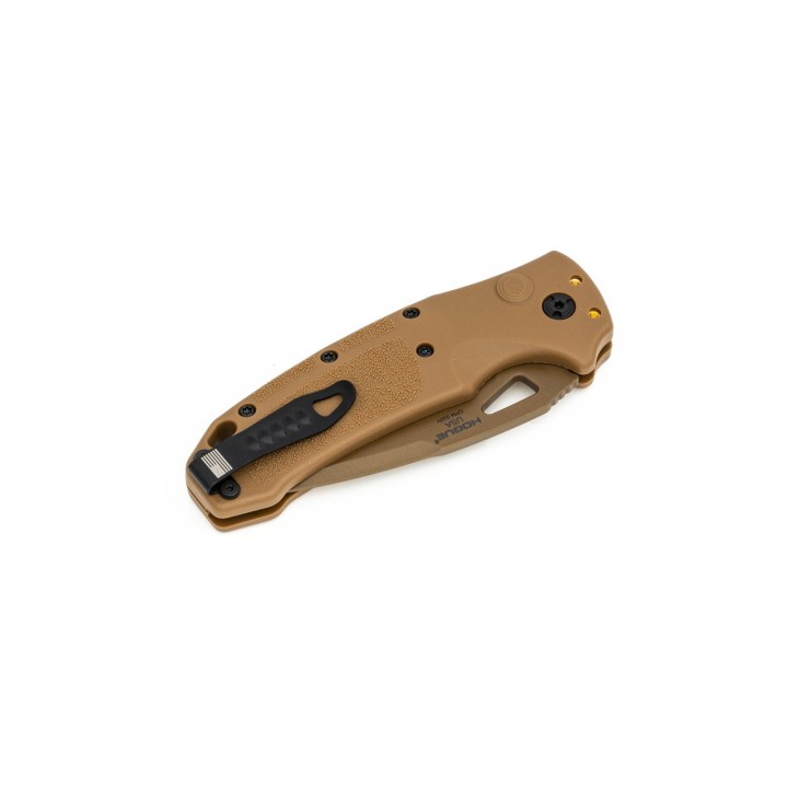 Couteau Automatique SIG Sauer K320A M17 Coyote Lame Acier S30V Manche Tan Polymère Clip USA SIG36333 - Livraison Gratuite