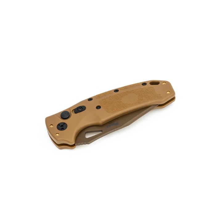 Couteau Automatique SIG Sauer K320A M17 Coyote Lame Tanto Acier S30V Manche Tan Polymère Clip USA SIG36323 - Livraison Gratuite