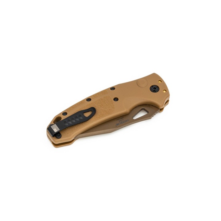 Couteau Automatique SIG Sauer K320A M17 Coyote Lame Tanto Acier S30V Manche Tan Polymère Clip USA SIG36323 - Livraison Gratuite