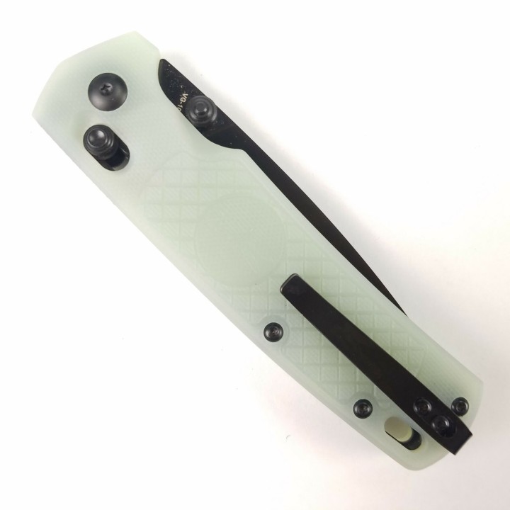Couteau Amare Field Bro Jade Lame Acier VG-10 Manche G10 Axis Lock Clip AMR202203 - Livraison Gratuite