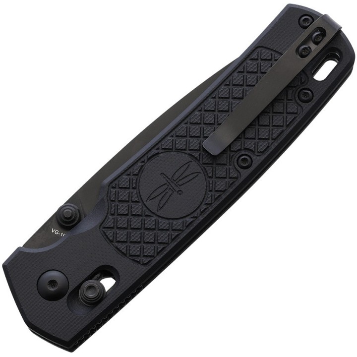 Couteau Amare Field Bro Black Lame Acier VG-10 Manche G10 Axis Lock Clip AMR202201 - Livraison Gratuite