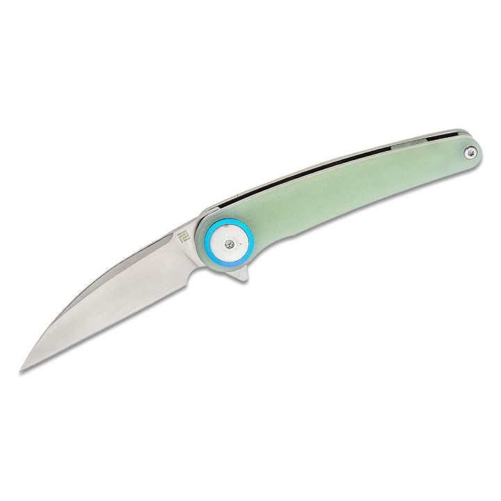 Couteau ArtisanCutlery Cazador Jade Lame Acier AR-RPM9 Satin Manche G10 IKBS Linerlock Clip ATZ1848PNTG - Livraison Gratuite
