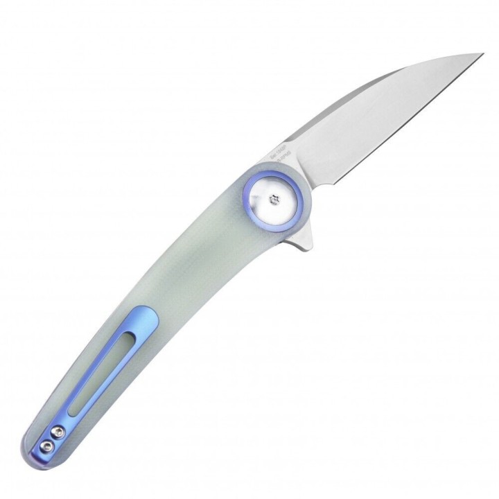 Couteau ArtisanCutlery Cazador Jade Lame Acier AR-RPM9 Satin Manche G10 IKBS Linerlock Clip ATZ1848PNTG - Livraison Gratuite