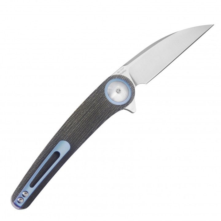 Couteau ArtisanCutlery Cazador OD Green Lame Acier AR-RPM9 Satin Manche Micarta IKBS Clip ATZ1848PODG - Livraison Gratuite