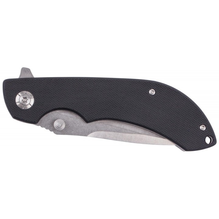Couteau SKIF Spyke Black Manche G10 Lame Acier 8Cr14MoV Linerlock Clip SKFIS011B - Livraison Gratuite