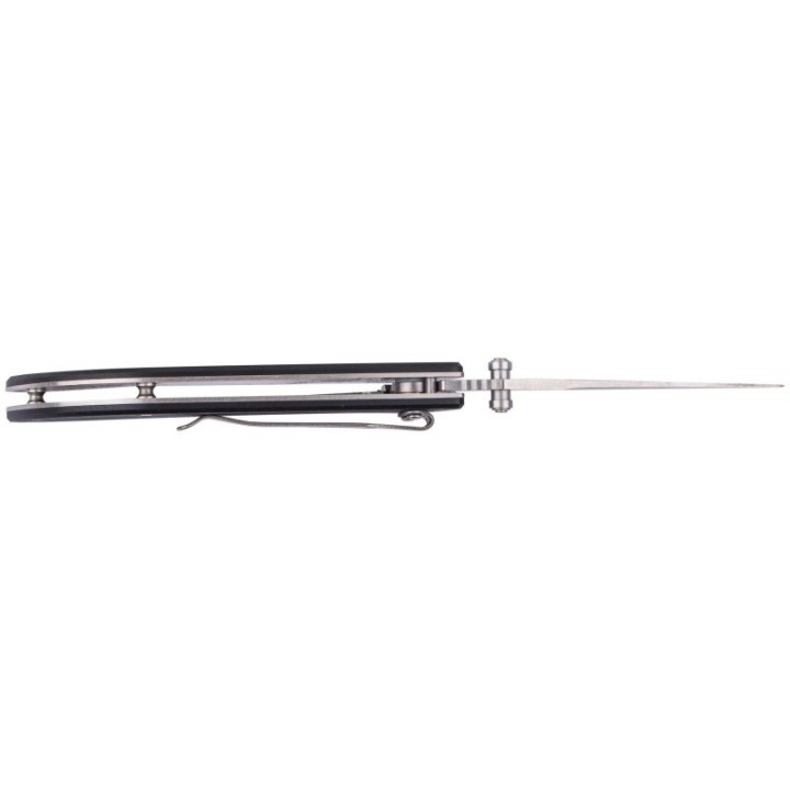Couteau SKIF Spyke Black Manche G10 Lame Acier 8Cr14MoV Linerlock Clip SKFIS011B - Livraison Gratuite