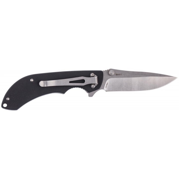 Couteau SKIF Spyke Black Manche G10 Lame Acier 8Cr14MoV Linerlock Clip SKFIS011B - Livraison Gratuite