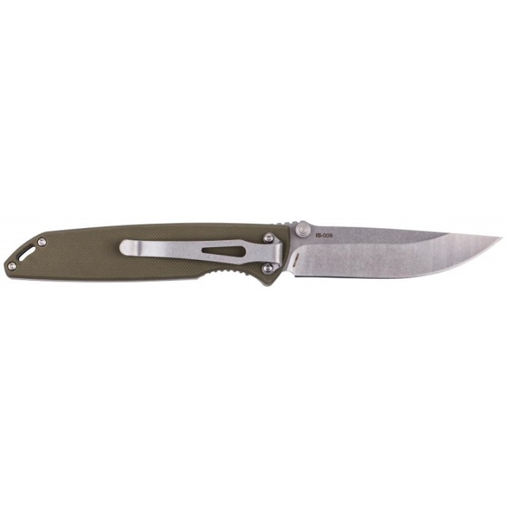 Couteau SKIF Stylus Olive Manche G10 Lame Acier 8Cr14MoV Linerlock Clip SKFIS009OG - Livraison Gratuite