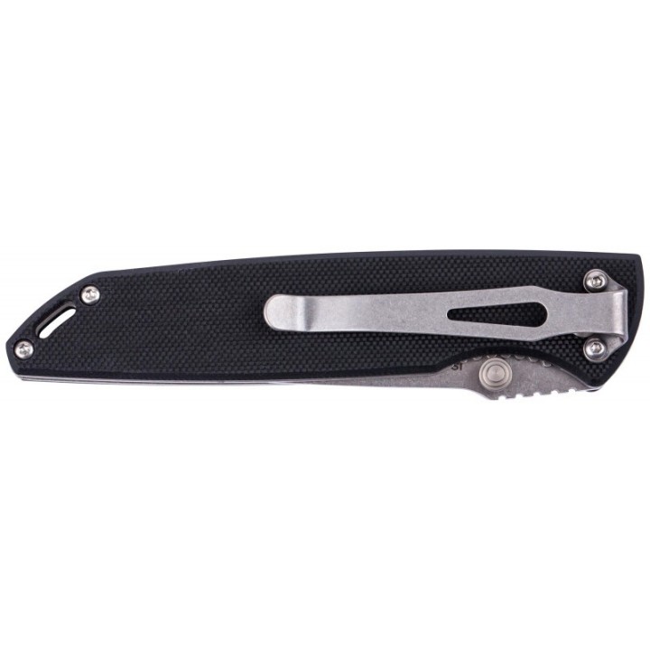 Couteau SKIF Stylus Black Manche G10 Lame Acier 8Cr14MoV Linerlock Clip SKFIS009B - Livraison Gratuite
