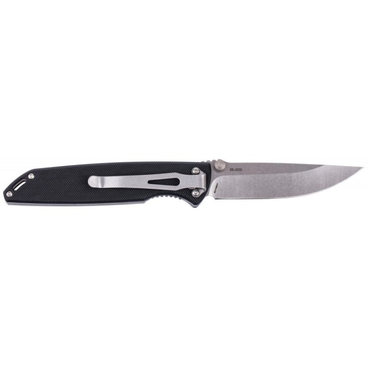 Couteau SKIF Stylus Black Manche G10 Lame Acier 8Cr14MoV Linerlock Clip SKFIS009B - Livraison Gratuite