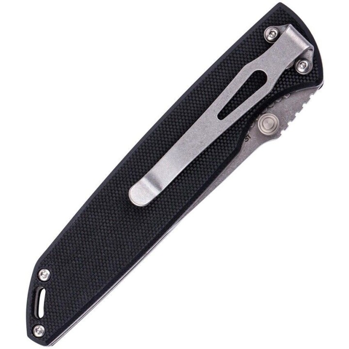 Couteau SKIF Stylus Black Manche G10 Lame Acier 8Cr14MoV Linerlock Clip SKFIS009B - Livraison Gratuite