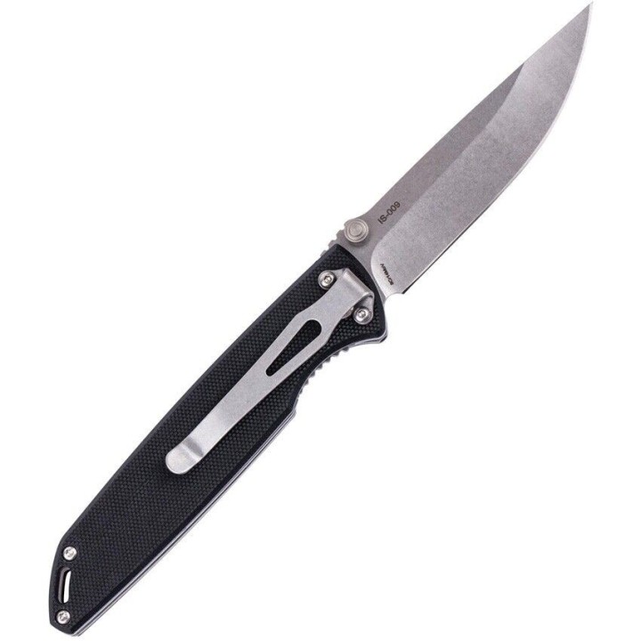 Couteau SKIF Stylus Black Manche G10 Lame Acier 8Cr14MoV Linerlock Clip SKFIS009B - Livraison Gratuite