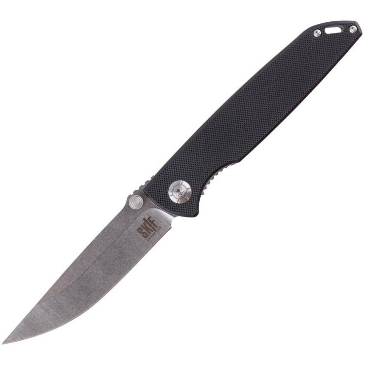 Couteau SKIF Stylus Black Manche G10 Lame Acier 8Cr14MoV Linerlock Clip SKFIS009B - Livraison Gratuite