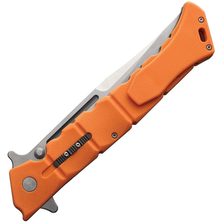 Couteau Cold Steel Large Luzon Orange Lame Acier 8Cr13MoV Manche GFN Linerlock Clip CS20NQXORST - Livraison Gratuite
