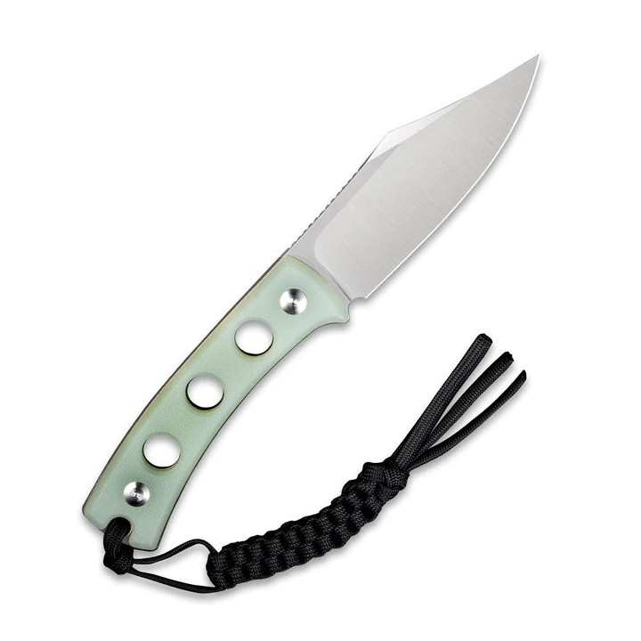 Couteau SENCUT Waxahachie Jade Manche G10 Lame Acier 9Cr18MoV Satin Etui Kydex SA11B - Livraison Gratuite