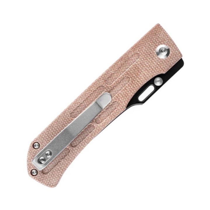 Couteau Kansept Reedus Brown Manche Micarta Lame Acier 154CM Manche Micarta Linerlock Clip KT1041A5 - Livraison Gratuite