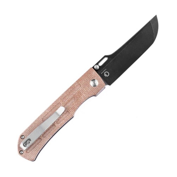 Couteau Kansept Reedus Brown Manche Micarta Lame Acier 154CM Manche Micarta Linerlock Clip KT1041A5 - Livraison Gratuite