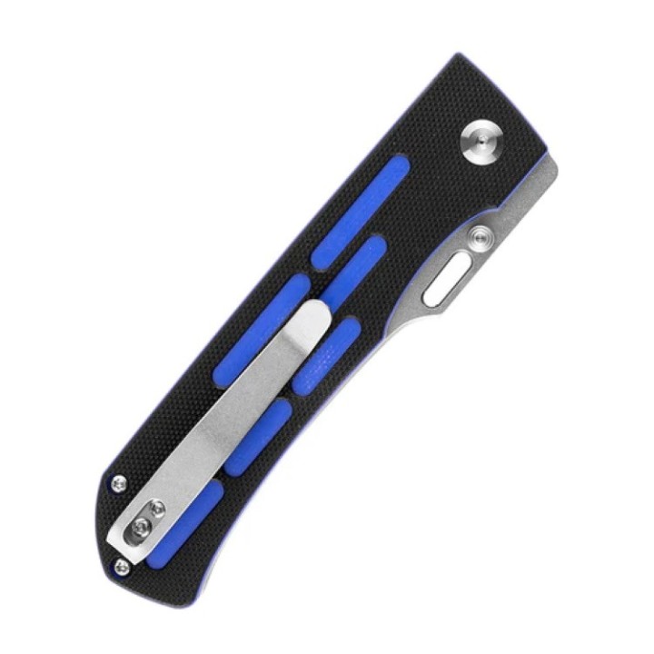 Couteau Kansept Reedus Black &Blue Manche G10 Lame Acier 154CM Manche G10 Linerlock Clip KT1041A4 - Livraison Gratuite