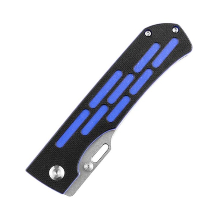 Couteau Kansept Reedus Black &Blue Manche G10 Lame Acier 154CM Manche G10 Linerlock Clip KT1041A4 - Livraison Gratuite