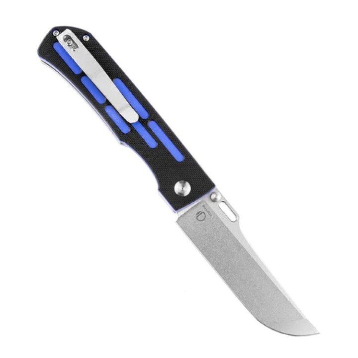Couteau Kansept Reedus Black &Blue Manche G10 Lame Acier 154CM Manche G10 Linerlock Clip KT1041A4 - Livraison Gratuite