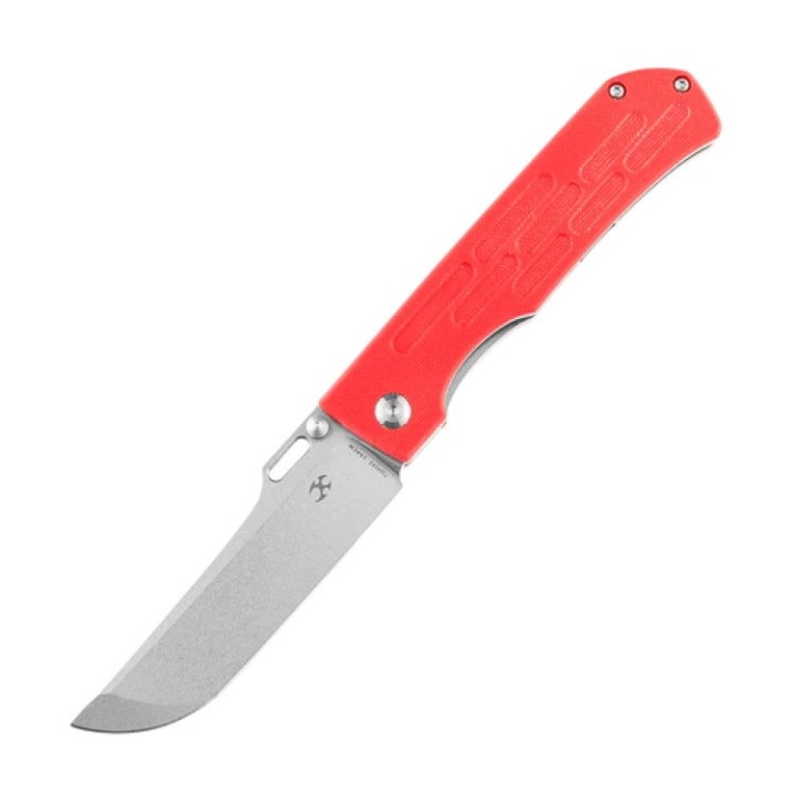 Couteau Kansept Reedus Red Manche G10 Lame Acier 154CM Manche G10 Linerlock Clip KT1041A2 - Livraison Gratuite