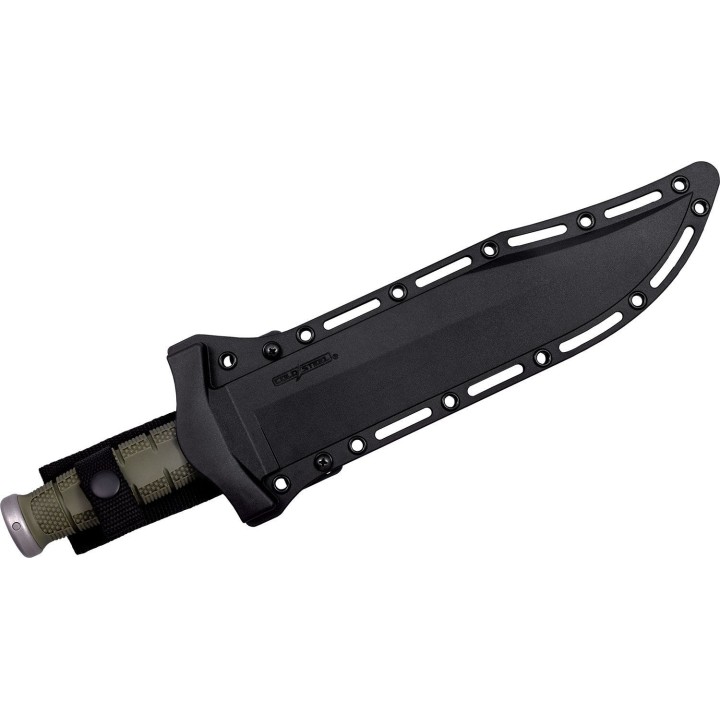 Couteau Cold Steel Thompson Signature Leatherneck Lame Acier D2 Manche OD Green Etui Secure-Ex CS39LSFCAA - Livraison Gratuite