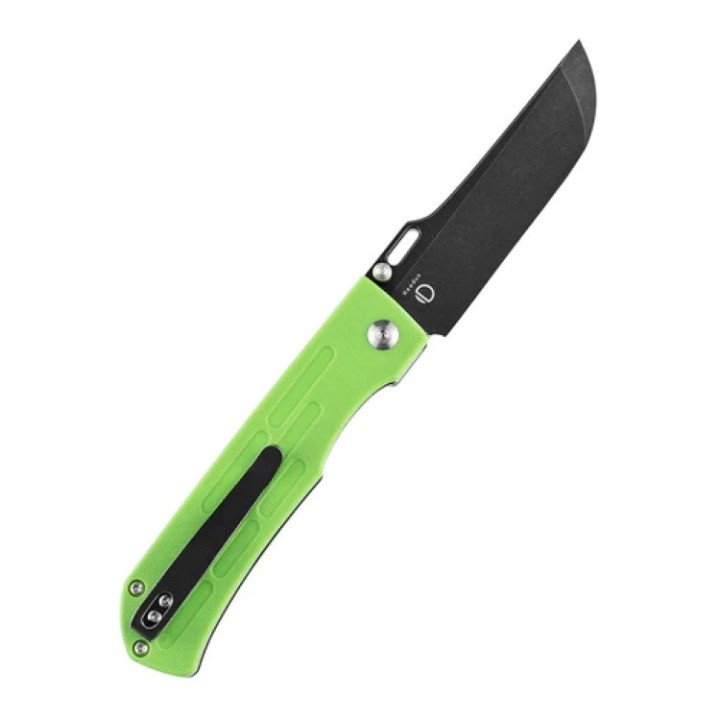 Couteau Kansept Reedus Green Manche G10 Lame Acier 154CM Manche G10 Linerlock Clip KT1041A1 - Livraison Gratuite