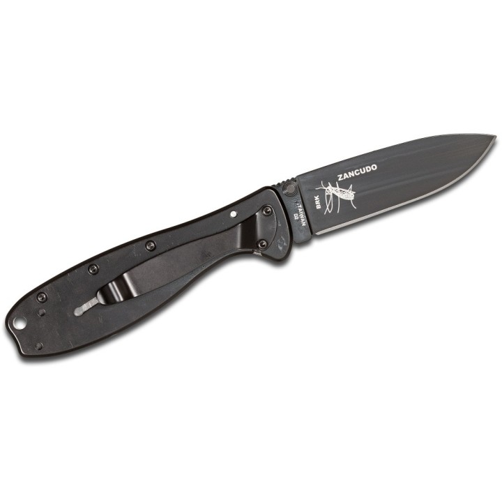 Couteau Esee Zancudo Olive Lame Black Acier D2 Manche FRN Framelock BRKR2ODB - Livraison Gratuite