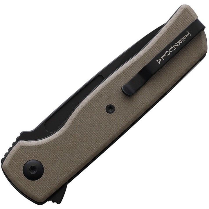 Couteau Terzuola Tactical ATCF Lite Tan Manche G-10 Lame Acier Nitro-V Linerlock Clip FF010TB - Livraison Gratuite