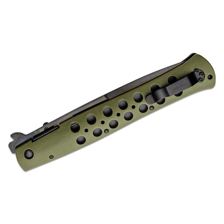 Couteau Cold Steel Ti-Lite 6 OD Green Lame Acier AUS-8 Manche Zytel Linerlock CS26SXPODBK - Livraison Gratuite