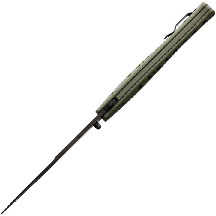 Couteau Cold Steel Ti-Lite 6 OD Green Lame Acier AUS-8 Manche Zytel Linerlock CS26SXPODBK - Livraison Gratuite