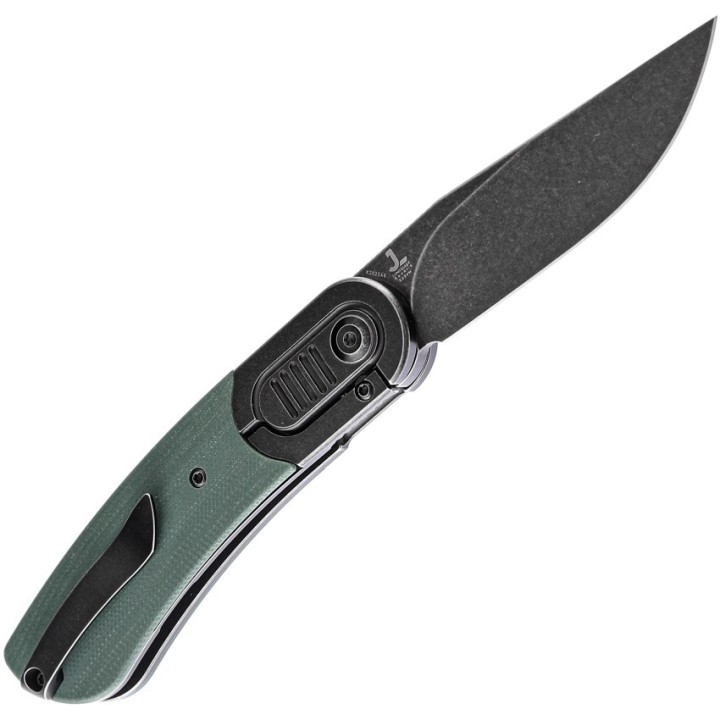 Couteau Kansept Reverie Green Manche G10/Titane Lame S35VN IKBS Framelock Clip K2025A6 - Livraison Gratuite
