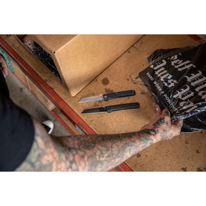 Couteau Gerber Pledge Bue Lame Wharncliffe 7Cr17MoV Manche FRN Linerlock Clip G1884 - Livraison Gratuite