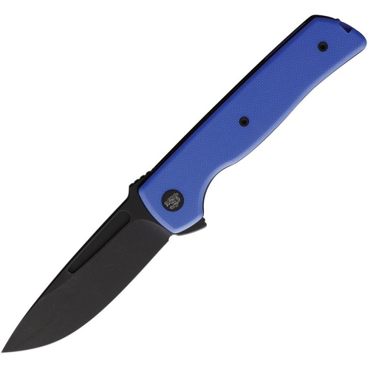Couteau Terzuola Tactical ATCF Lite Blue Manche G-10 Lame Acier Nitro-V Linerlock Clip  FF010LB - Livraison Gratuite