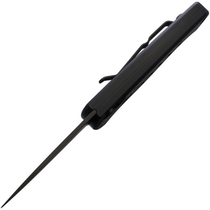 Couteau Automatique Piranha Fingerling Black Lame Acier 154Cm Manche Alum Button Lock Clip USA PKCP2BKT - Livraison Gratuite
