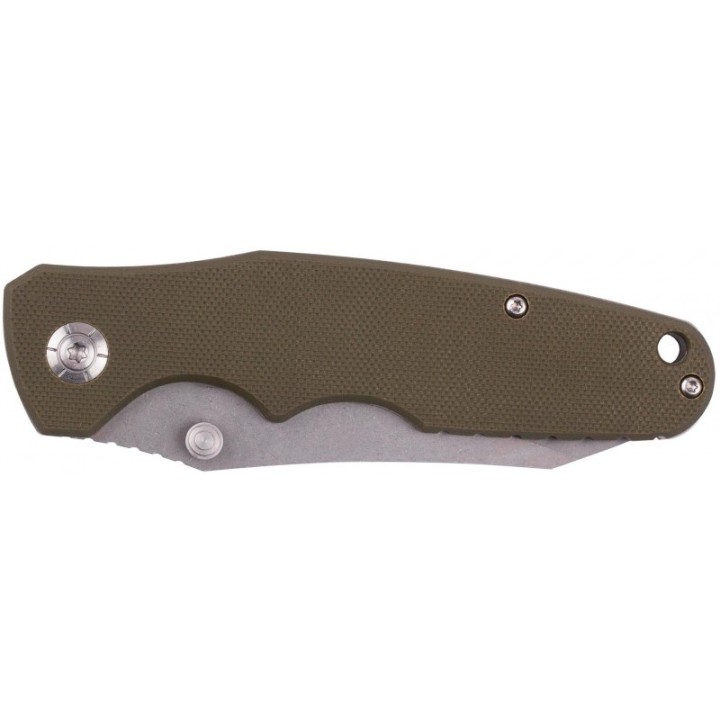 Couteau SKIF Cutter Olive Manche G10 Lame Acier 8Cr13MoB Linerlock Clip SKFIS004OG - Livraison Gratuite